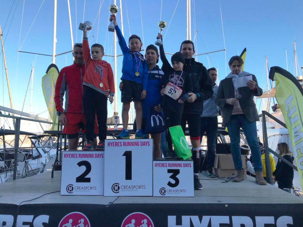podium-challenge-parents-enfants-hommes Hyères Running Days 2018