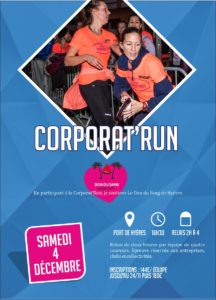 Affiche Corporat'Run Hyères Running Days 2019 - Communication digitale Ingenieweb
