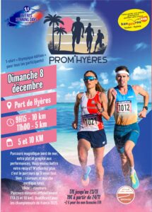 affiche hyères running days 2024 Prom Hyères