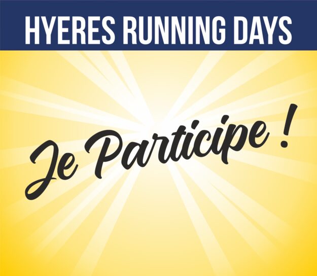 Visuel je participe aux Hyères Running Days 2024